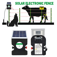 15km 10400mah Solar Electric Fence Energizer Charger For Animals Cattle Poultry