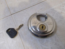 Lai Disc Padlock Stainless Steel 1-dimple Cut Key Round Puck Lock