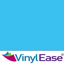 24 Sheets 6 Inch X 12 Inch Glossy Sky Blue Permanent Craft Sign Vinyl V0055