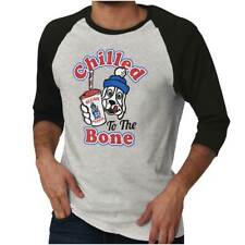 Retro Chilled To The Bone Slush Puppie Logo Adult 34 Sleeved Raglan Tshirt Tee