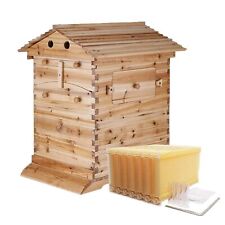 Certified Langstroth Bee Hive Boxes Beekeeping Supplies 7 Auto Shed Frames Us