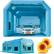Tkloop 30x18x12ft Inflatable Paint Booth 2 Powerful Blowers Blow Up Spray Booth