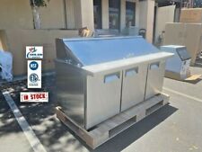 New 72 Commercial Refrigerated Prep Table Sandwich Salad Pizza Mega Top Nsf