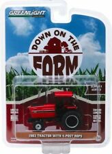 Greenlight 164 Farm Series 3 1982 Tractor W 4 Post Rops Red Black 48030e