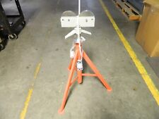 Ridgid 12 Pipe Capacity Adjustable Pipe Stand With 2 Roller Head 56672