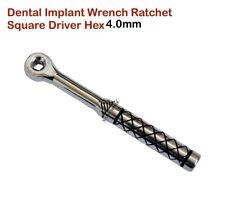 Dental Implant Wrench Ratchet Angle 4.0mm Square Driver Hex Instrument Ce