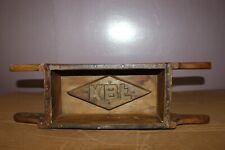 Antique Vintage Wood Brick Mold Primitive Wooden Masons Masonry Tool Box