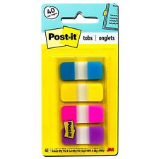 Post-it Tabs 676-aypv 58 X 1-12 Four Colors Pack Of 40