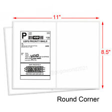 8.5x5.5 Shipping Labels Rounded Corner Self Adhesive 2 Per Sheet 50-1000 Labels