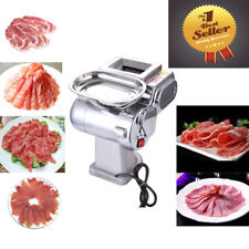Used 110v Commecial Meat Slicer Stainless Steel Cutter Cutting Machine