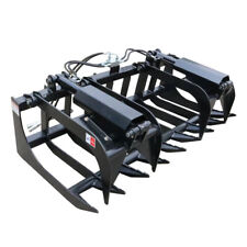 Landy Attachments 72 Skid Steer Root Rake Grapple Bucket Front End Loader