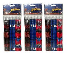 Marvel Spider-man Pack Of 3 - 12x Pencils School Supplies