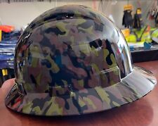 Cal Pacific Camo Full Brim Hard Hat With With Fas-trac Suspension