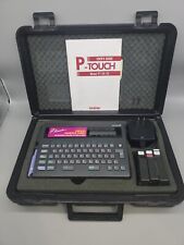 Brother P-touch Pt-20 Label Maker Printer Wcase Tape Cassettes Power Supply