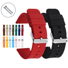 Smart Silicone Watch Strap Band Universal Soft Rubber Bracelet 10-24mm Replace