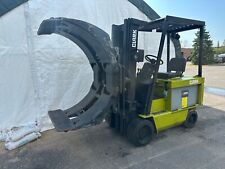 Clark Forklift With 10-60 Paper Roll Clamp Or Barrel 360 Rotation 5000lb Charger