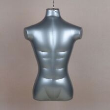 New 1 Pc Male Half Body Without Arm Top Shirt Display Inflatable Mannequin Model