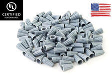 1000 Grey Twist-on Wire Connector Connection Nuts 22-16 Gauge Barrel Screw Us