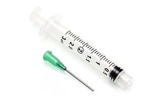 50 Pack -3ml Sterile Syringe With 14 Ga 1 12 Blunt Tip Needle Clear Tip Cap