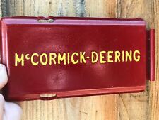 Mccormick - Deering Antique Tractor Part Farm Advertising Cast Iron Lid