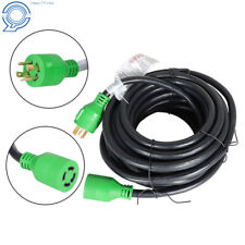 Generator Extension Cord 30a 50ft Nema L14-30 10awg 4 Prong Copper Wire 125250v