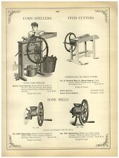 1902 Paper Ad Whitmans Brand Queen Corn Sheller Sanford Hay Straw Cutter
