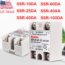 Fotek Solid State Relay Module Dc Input 24-480vac Ssr-90da 90a Control Ac