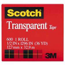 Scotch Transparent Tape 12 X 1296 1 Core Clear Ssin1-8245171-ebus