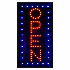 Led Neon Light Vertical Open Sign With Onoff Ultra Bright Led Business Signs