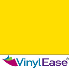 24 Sheets 6 Inch X 12 Inch Glossy Yellow Permanent Craft And Sign Vinyl V0044