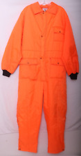 Zerowear Orange Insulated Full Zip Long Sleeve Coverall Jumpsuit Mens Xl