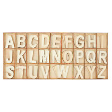 2 Wooden Alphabet Letters For Crafts 4 Sets Abcs With Sorting Tray 104 Pieces