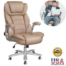 Overweight People Executive Office Chair Wide Seat Big High Back Leather Chair