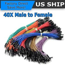A3 40pcs 20cm Male To Female Dupont Wire Jumper Cable