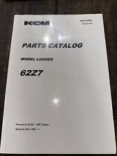 Kawasaki Kcm 62z7 Parts Catalog 93307-00511 Wheel Loader Sn 62j1-0101 Up
