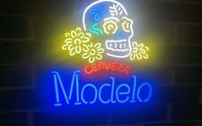 10 Vivid Led Modelo Especial Cerveza Skull Beer Neon Sign Light Lamp Bar Decor