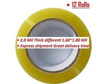 1-6-12-18-24-36-72 Rolls Clear Packing Packaging Carton Sealing Tape 2x110 Yards