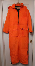 Winchester Blaze Orange Camo Insulated Coveralls Hunting Conceal Size L