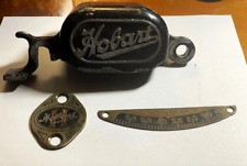 Original Hobart Model 210 Industrial Slicer Name Id Plates Identification