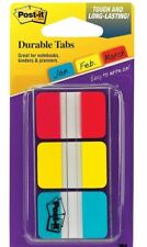 Post-it Tabs 1 Inch Durable Writable Sticks Securely 66 Tabson-the-go Dispenser