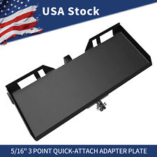 516 3 Point Attachment Adapter Adjustable Skid Steer Plate For Skid Steer Load