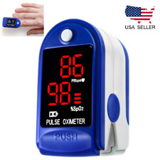 Led Finger Tip Pulse Oximeter Blood Oxygen Saturation Spo2 Heart Rate O2 Monitor