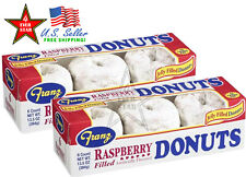Franz Donuts 2pack Or 4pack Raspberry Powdered Donuts Raspberry Filled Doughnuts