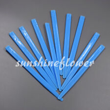 10 Pcs Blue Plastic Dental Lab Alginate Mixing Plaster Spatula Tool Instruments