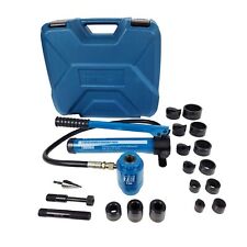 Temco Hydraulic Knockout Punch Th0004 - Electrical Conduit Hole Cutter Set Ko...