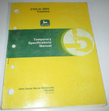 John Deere 2155 To 2955 Tractor Temporary Specifications Manual Tm-4450 Jd Oem