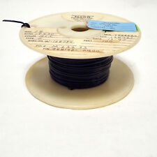 25ft 18awg Black Tfe Teflon 1930 Strand Silver Plate Copper Audio Wire Mil Spec