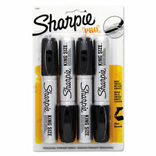 Sharpie King Size Permanent Markers Black 4pack 15661pp