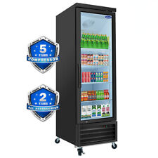 19 Cu.ft Commercial Display Refrigerator Glass Door Merchandising Refrigeration