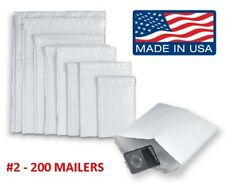 200 2 8.5x12 Poly Bubble Mailers Padded Envelopes Shipping Bags